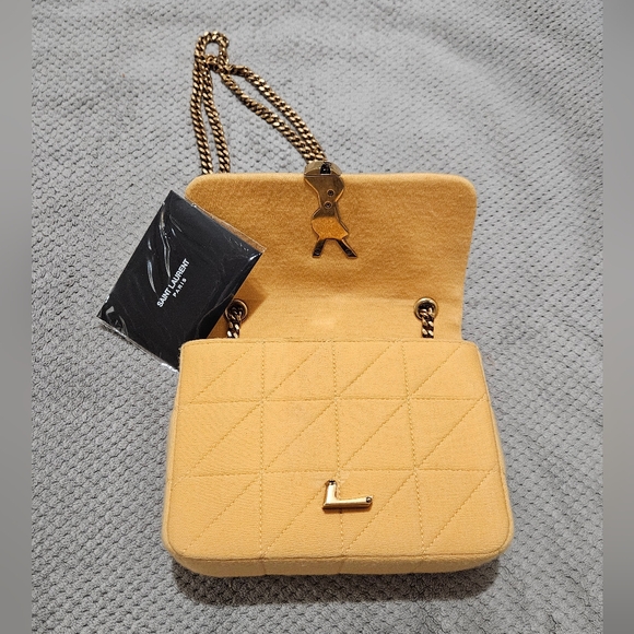 SAINT LAURENT Mini Jamie Quilted Chain Shoulder Bag or Crossbody - Picture 13 of 16